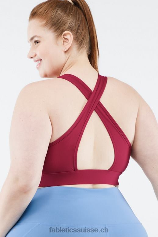 femmes soutien-gorge de sport à impact élevé siena B0B6R1434 éclat de cerise Fabletics