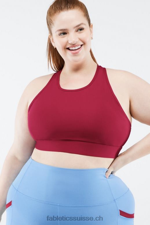 femmes soutien-gorge de sport à impact élevé siena B0B6R1434 éclat de cerise Fabletics