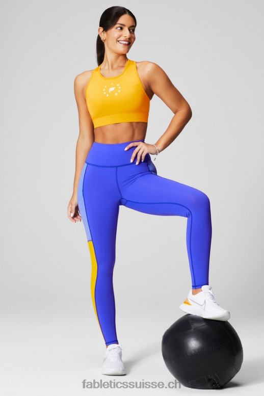 femmes soutien-gorge de sport à impact élevé trinity 95 B0B6R1364 soleil d\'après-midi/évasion rose/graphique Fabletics