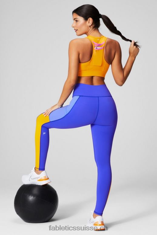 femmes soutien-gorge de sport à impact élevé trinity 95 B0B6R1364 soleil d\'après-midi/évasion rose/graphique Fabletics