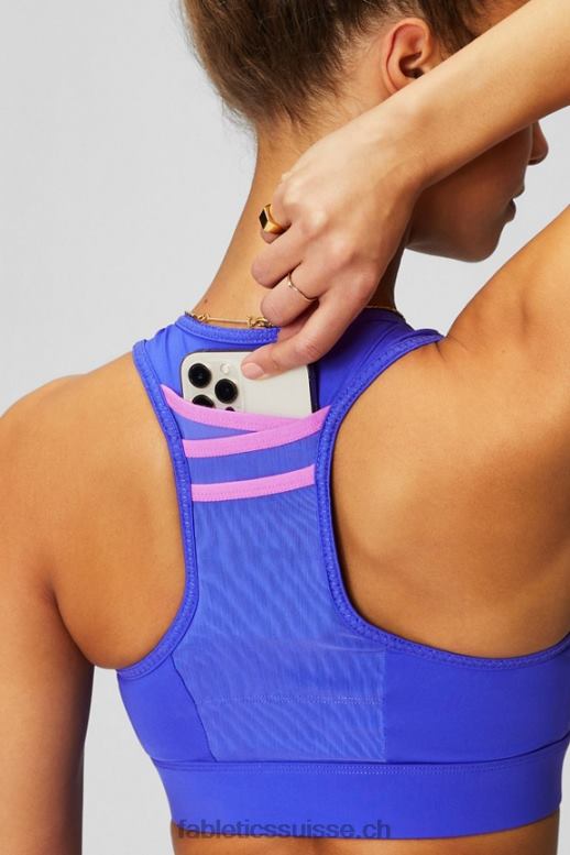 femmes soutien-gorge de sport à impact élevé trinity 95 B0B6R1365 évasion extrême royal/rose/graphique Fabletics
