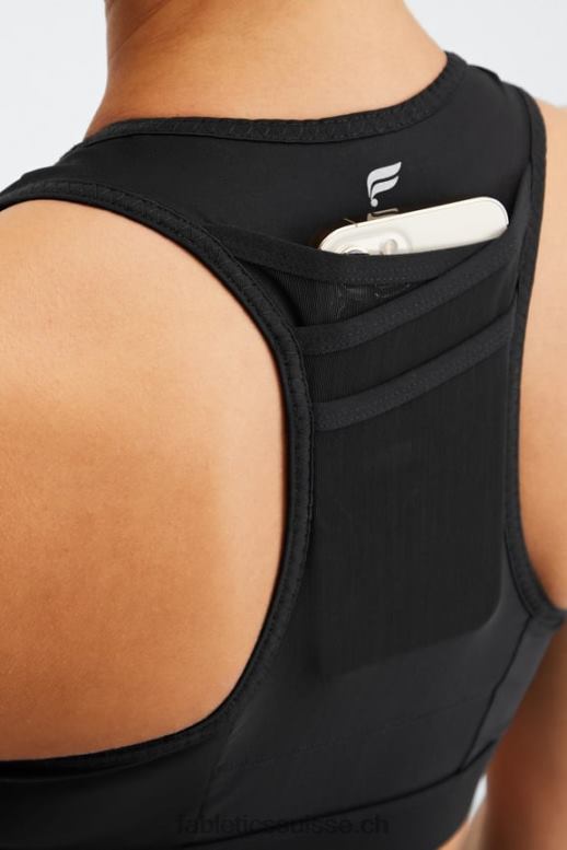 femmes soutien-gorge de sport à impact élevé trinity 96 B0B6R1368 noir Fabletics