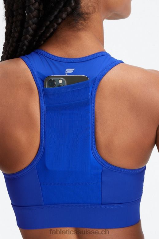 femmes soutien-gorge de sport à impact élevé trinity 96 B0B6R1371 bleu classique Fabletics