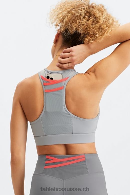 femmes soutien-gorge de sport à impact élevé trinity 97 B0B6R1374 gris carrière/atomique Fabletics