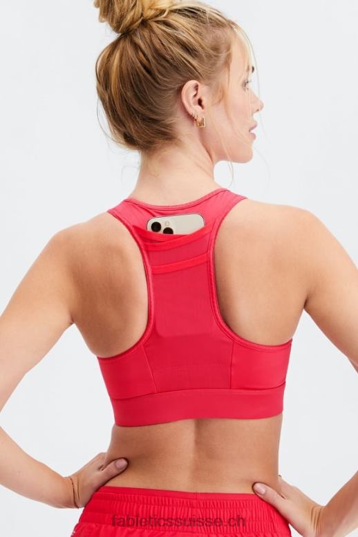 femmes soutien-gorge de sport à impact élevé trinity 97 B0B6R1376 rouge à lèvres rouge Fabletics