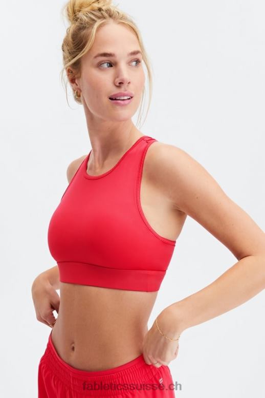 femmes soutien-gorge de sport à impact élevé trinity 97 B0B6R1376 rouge à lèvres rouge Fabletics