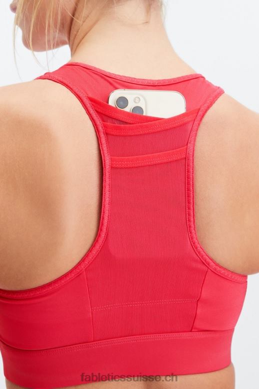 femmes soutien-gorge de sport à impact élevé trinity 97 B0B6R1376 rouge à lèvres rouge Fabletics