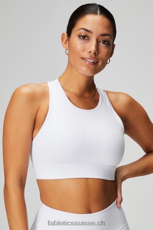femmes soutien-gorge de sport à impact élevé trinity 98 B0B6R1381 blanc classique Fabletics