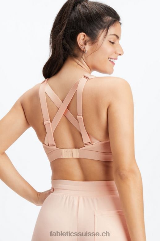 femmes soutien-gorge de sport réglable à fort impact belle irisé B0B6R1402 éclat de teinte rose Fabletics