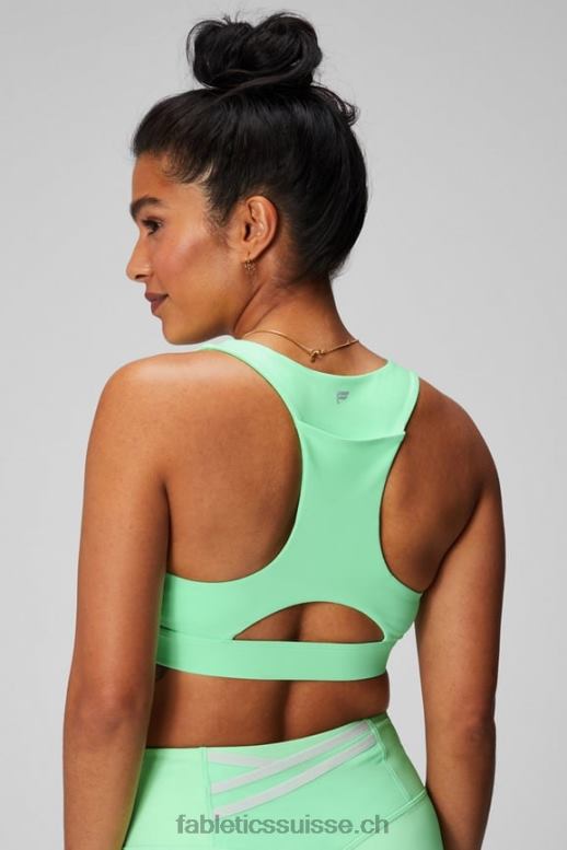 femmes brassière de sport midi à impact moyen on-the-go 127 B0B6R1822 citron vert sucré Fabletics