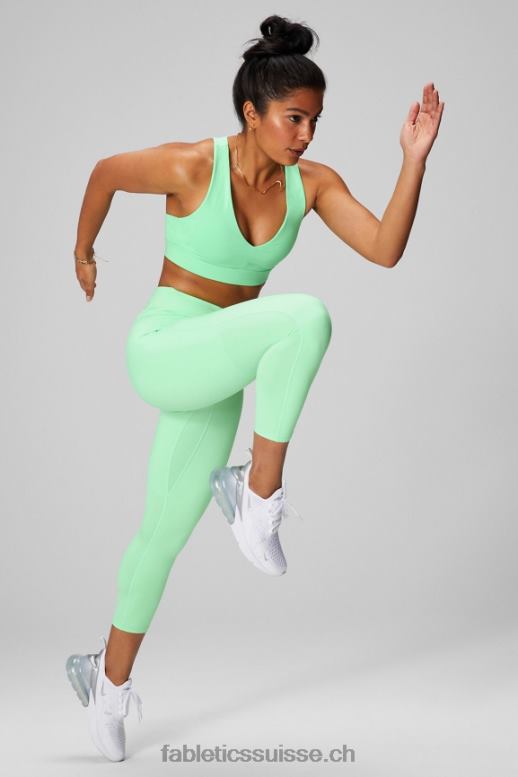 femmes brassière de sport midi à impact moyen on-the-go 127 B0B6R1822 citron vert sucré Fabletics