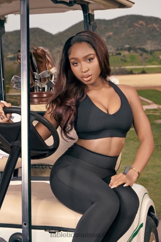 femmes brassière de sport midi à impact moyen on-the-go 127 B0B6R1823 noir Fabletics