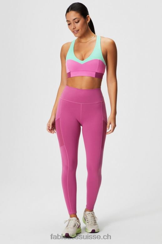 femmes brassière de sport midi à impact moyen on-the-go 127 B0B6R1824 baie brumeuse/pop rose/joues roses Fabletics