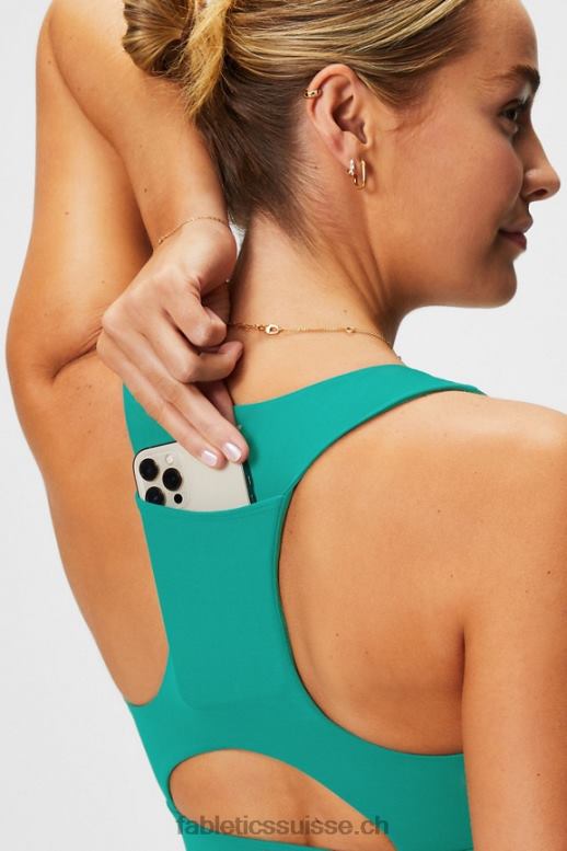 femmes brassière de sport midi à impact moyen on-the-go 128 B0B6R1826 cyprès profond Fabletics