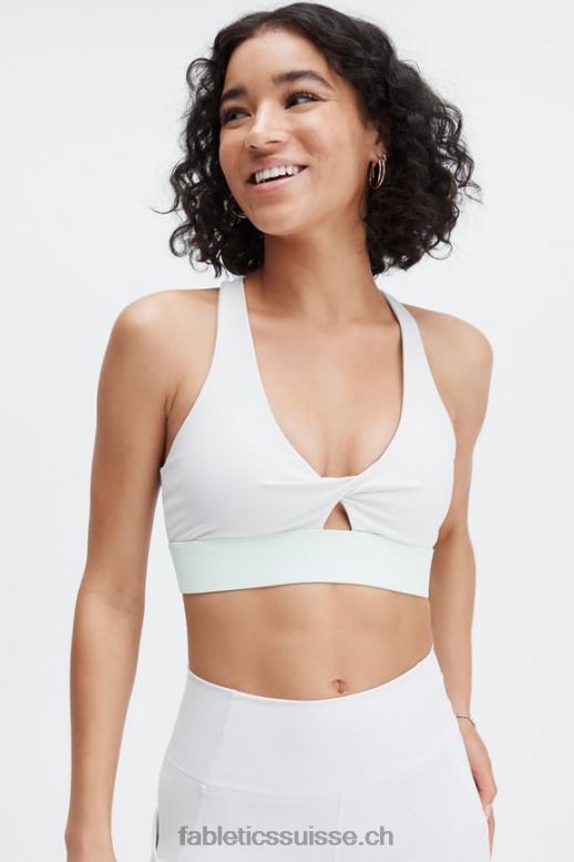femmes brassière de sport oasis twist 110 B0B6R1728 gris doux/glaçon Fabletics