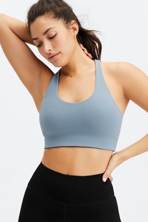 femmes brassière de sport réversible simone sculptknit B0B6R1860 nuage de pluie/noir Fabletics