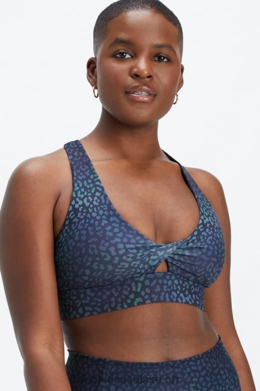 femmes brassière de sport twist oasis 106 B0B6R1707 carte thermique léopard Fabletics