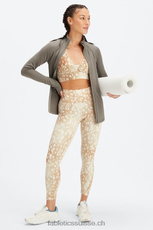femmes brassière de sport twist oasis 107 B0B6R1709 biche tachetée Fabletics