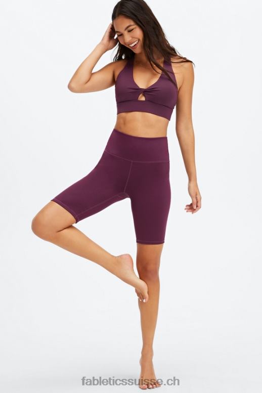 femmes brassière de sport twist oasis 107 B0B6R1713 Bourgogne Fabletics