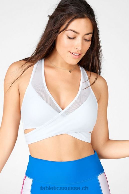 femmes faye soutien-gorge de sport à impact moyen ii B0B6R1911 blanc Fabletics