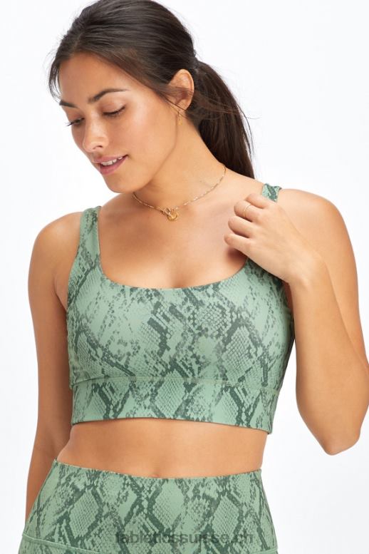 femmes soutien-gorge de sport harlyn midi à impact moyen B0B6R1851 serpent cactus/canyon rose Fabletics