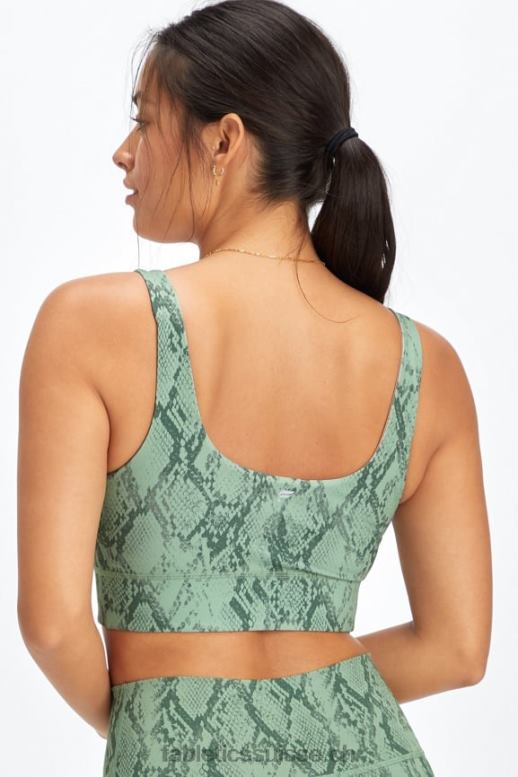 femmes soutien-gorge de sport harlyn midi à impact moyen B0B6R1851 serpent cactus/canyon rose Fabletics