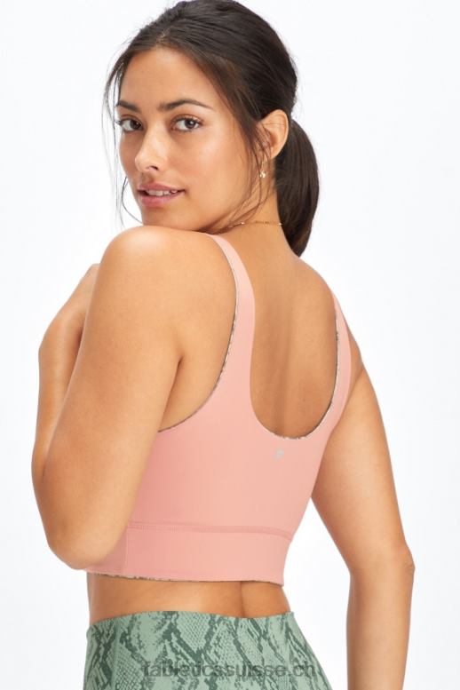 femmes soutien-gorge de sport harlyn midi à impact moyen B0B6R1851 serpent cactus/canyon rose Fabletics