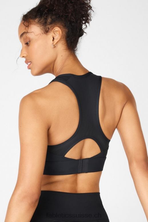 femmes soutien-gorge de sport à impact moyen blare ii B0B6R1904 noir Fabletics