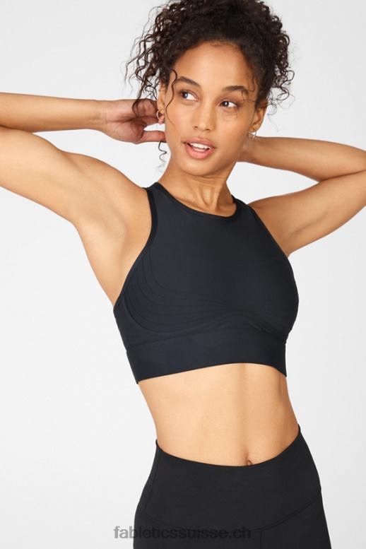 femmes soutien-gorge de sport à impact moyen blare ii B0B6R1904 noir Fabletics