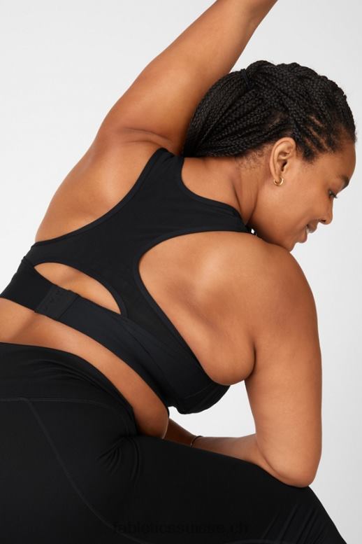 femmes soutien-gorge de sport à impact moyen blare ii B0B6R1905 noir Fabletics