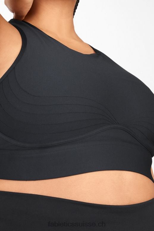 femmes soutien-gorge de sport à impact moyen blare ii B0B6R1905 noir Fabletics