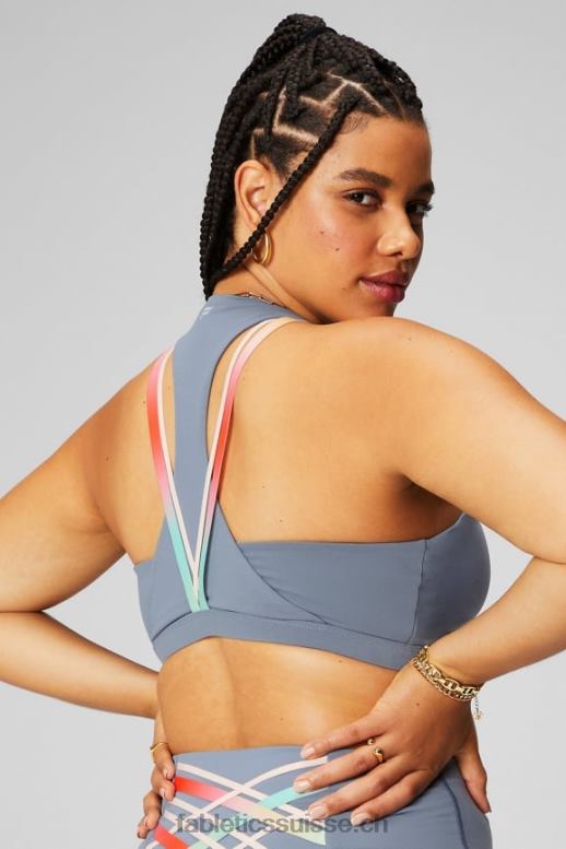 femmes soutien-gorge de sport à impact moyen boost 118 B0B6R1774 nuage d'orage/ombre toute la journée Fabletics