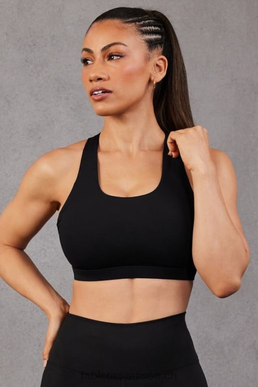 femmes soutien-gorge de sport à impact moyen boost 119 B0B6R1776 noir/micro point Fabletics