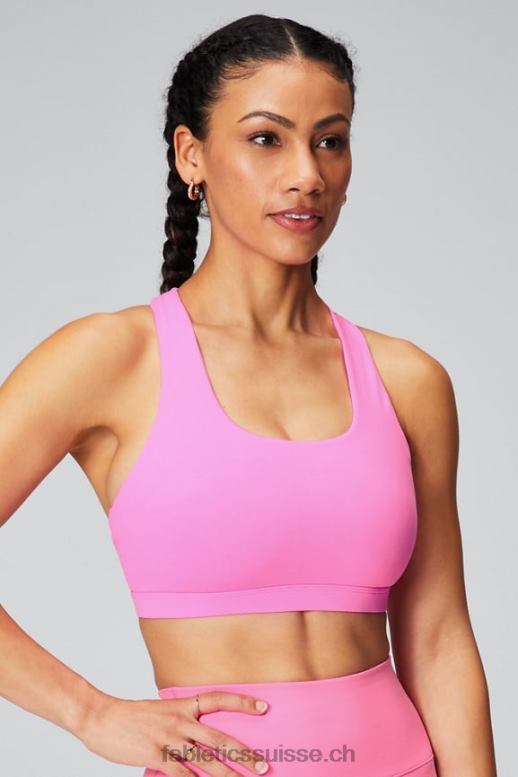 femmes soutien-gorge de sport à impact moyen boost 119 B0B6R1779 rose électrique/guépard ondulé Fabletics