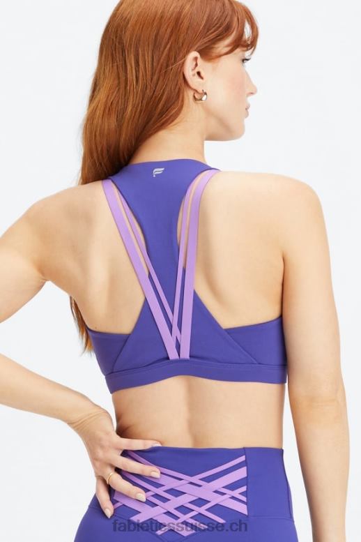 femmes soutien-gorge de sport à impact moyen boost 121 B0B6R1786 indigo/ultraviolet Fabletics