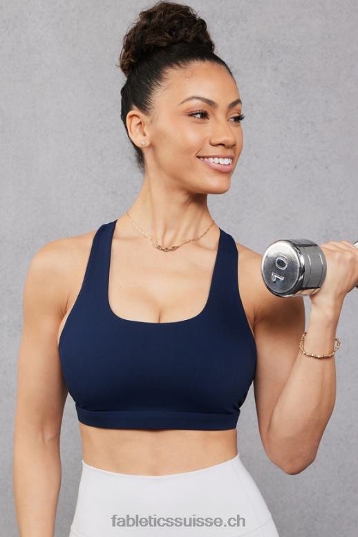 femmes soutien-gorge de sport à impact moyen boost 123 B0B6R1799 marine profond/nuage de pluie Fabletics