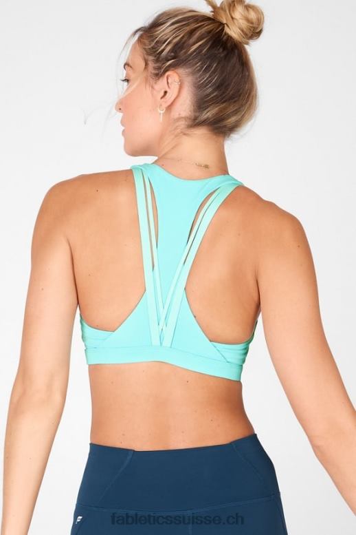 femmes soutien-gorge de sport à impact moyen boost 126 B0B6R1814 cloche bleue Fabletics