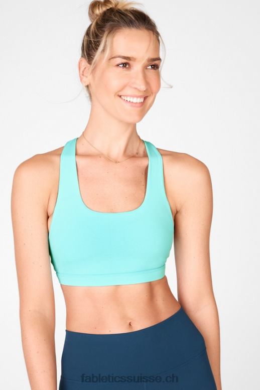 femmes soutien-gorge de sport à impact moyen boost 126 B0B6R1814 cloche bleue Fabletics