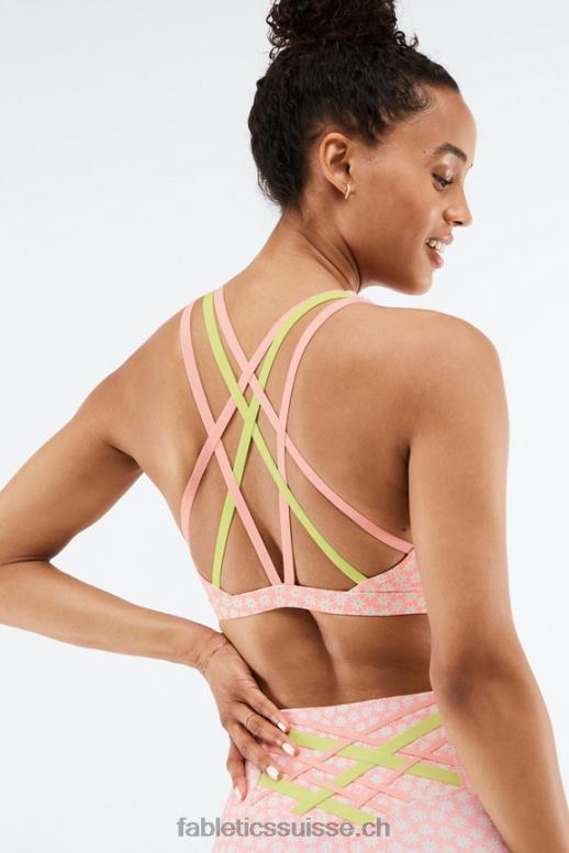 femmes soutien-gorge de sport à impact moyen boost iii B0B6R1880 porter marguerite/multi Fabletics