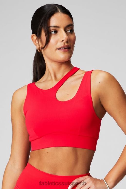 femmes soutien-gorge de sport à impact moyen callie B0B6R1736 cerise classique Fabletics