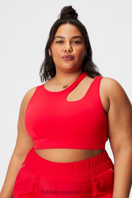 femmes soutien-gorge de sport à impact moyen callie B0B6R1737 cerise classique Fabletics