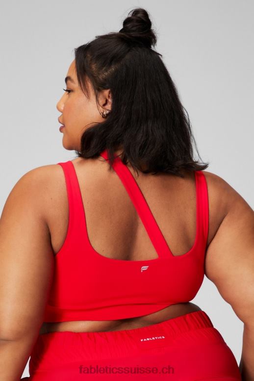 femmes soutien-gorge de sport à impact moyen callie B0B6R1737 cerise classique Fabletics