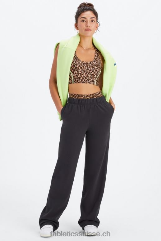 femmes soutien-gorge de sport à impact moyen en déplacement 113 B0B6R1748 guépard ondulé/surligneur Fabletics