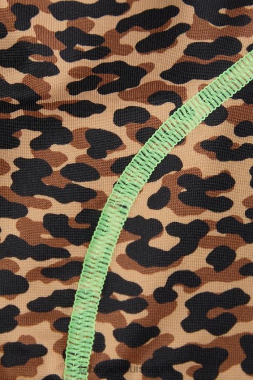 femmes soutien-gorge de sport à impact moyen en déplacement 113 B0B6R1748 guépard ondulé/surligneur Fabletics