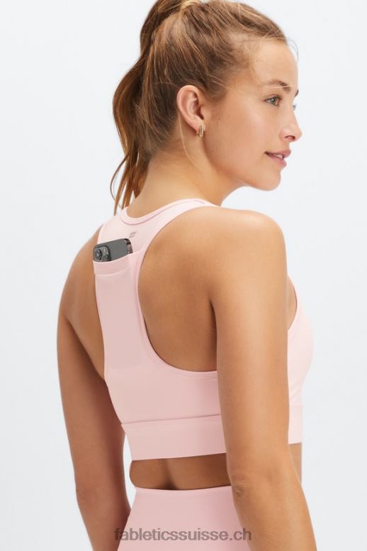 femmes soutien-gorge de sport à impact moyen en déplacement 115 B0B6R1758 orchidée rose Fabletics