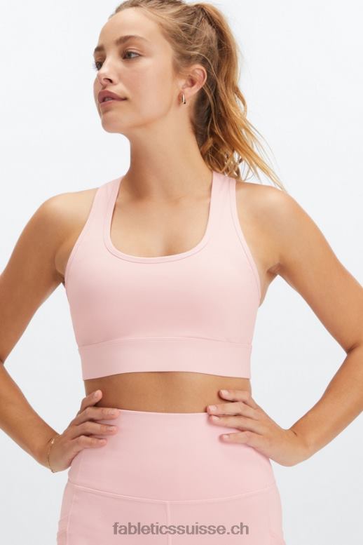 femmes soutien-gorge de sport à impact moyen en déplacement 115 B0B6R1758 orchidée rose Fabletics