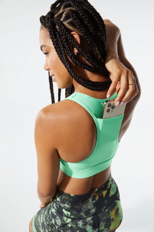 femmes soutien-gorge de sport à impact moyen en déplacement 116 B0B6R1762 eau tropicale Fabletics