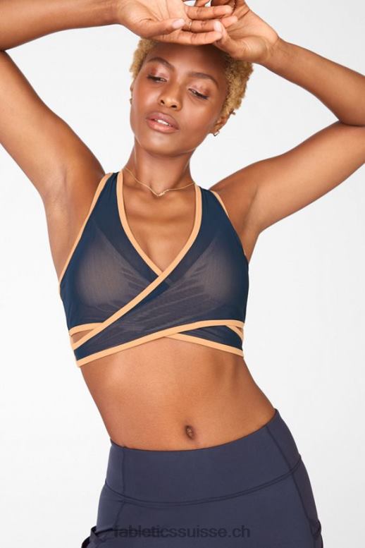 femmes soutien-gorge de sport à impact moyen faye B0B6R1913 driftscape / tonnerre Fabletics