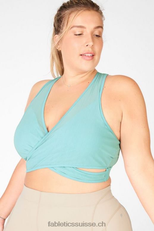 femmes soutien-gorge de sport à impact moyen faye B0B6R1915 verseau Fabletics