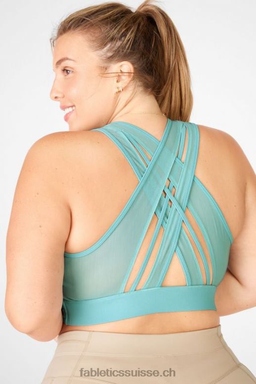 femmes soutien-gorge de sport à impact moyen faye B0B6R1915 verseau Fabletics